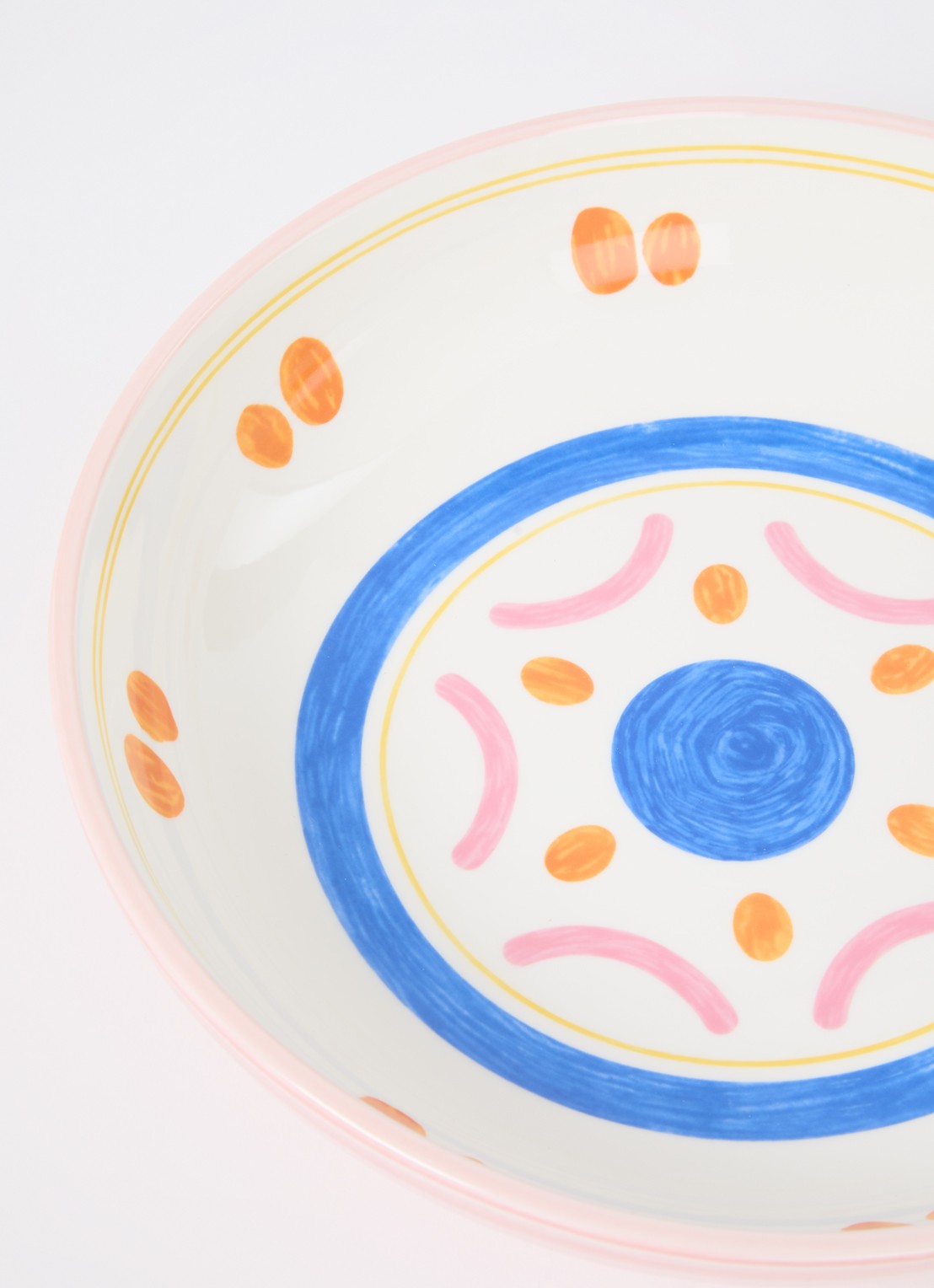 &Klevering Boavista saladeschaal 30 cm - voorkant 2 roze