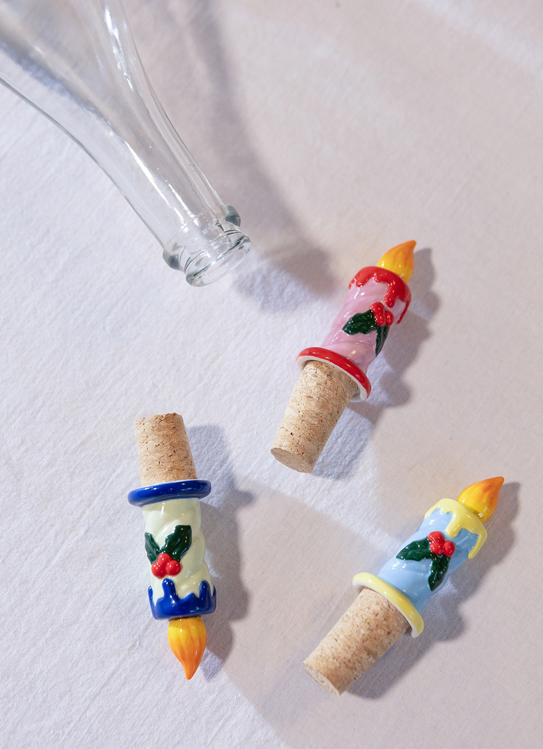 &Klevering Candle flesstopper  - voorkant 2 blauw
