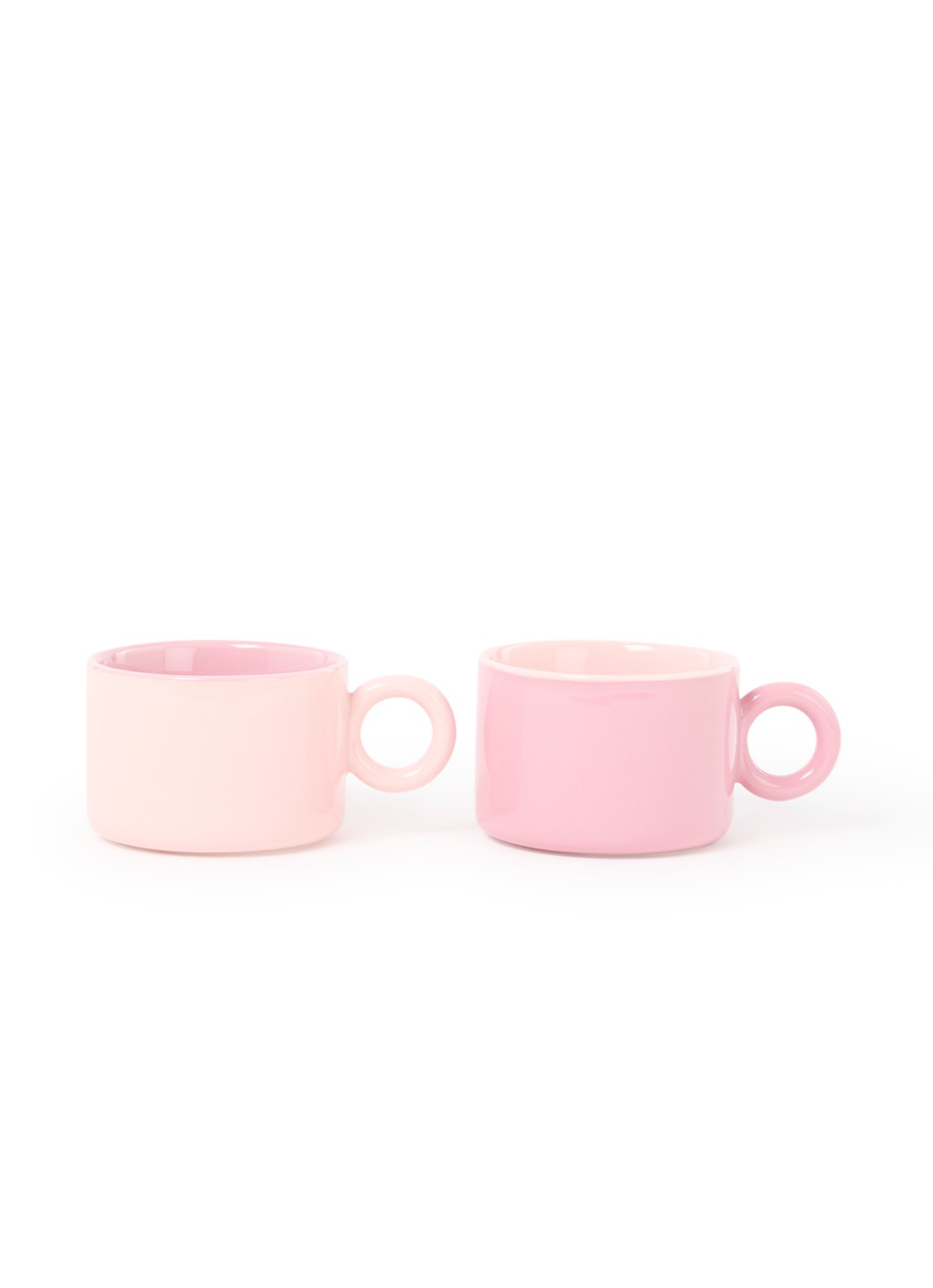 &Klevering Chiquito kopje 20 cl set van 2 - voorkant roze