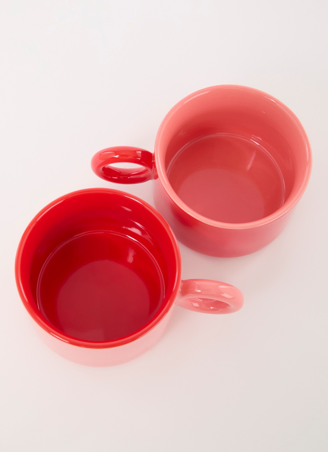 &Klevering Chiquito kopje 20 cl set van 2 - voorkant 2 rood