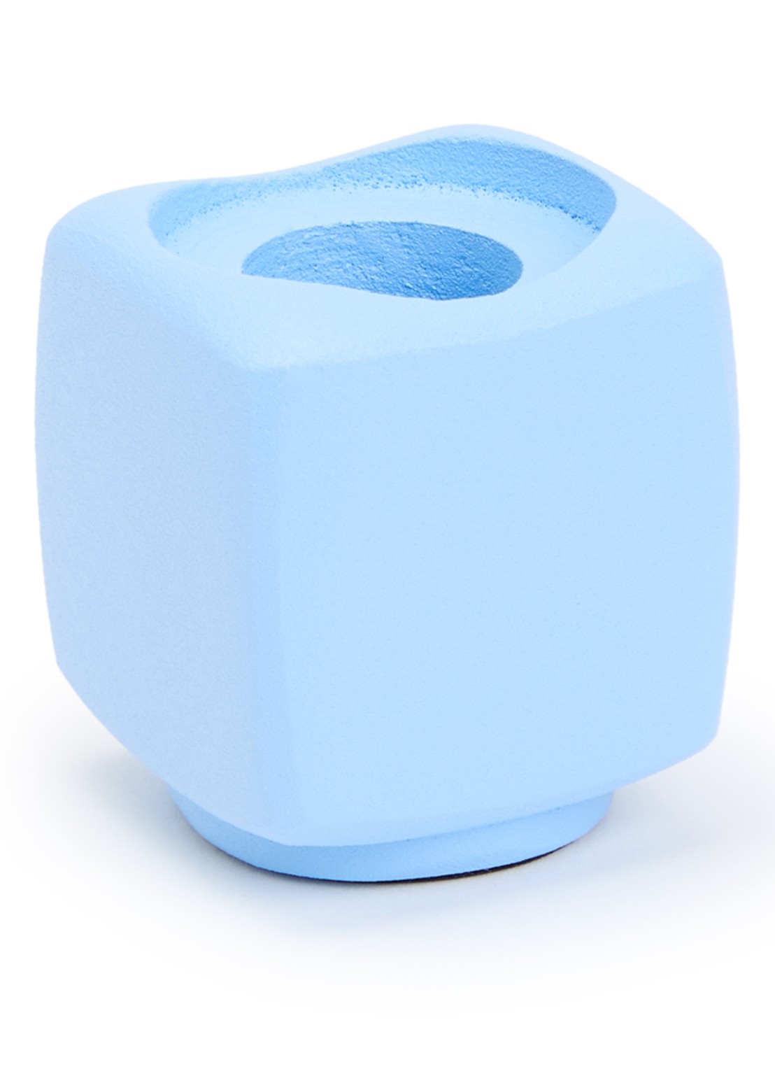 &Klevering Chunk kaarshouder 5 cm - voorkant lichtblauw