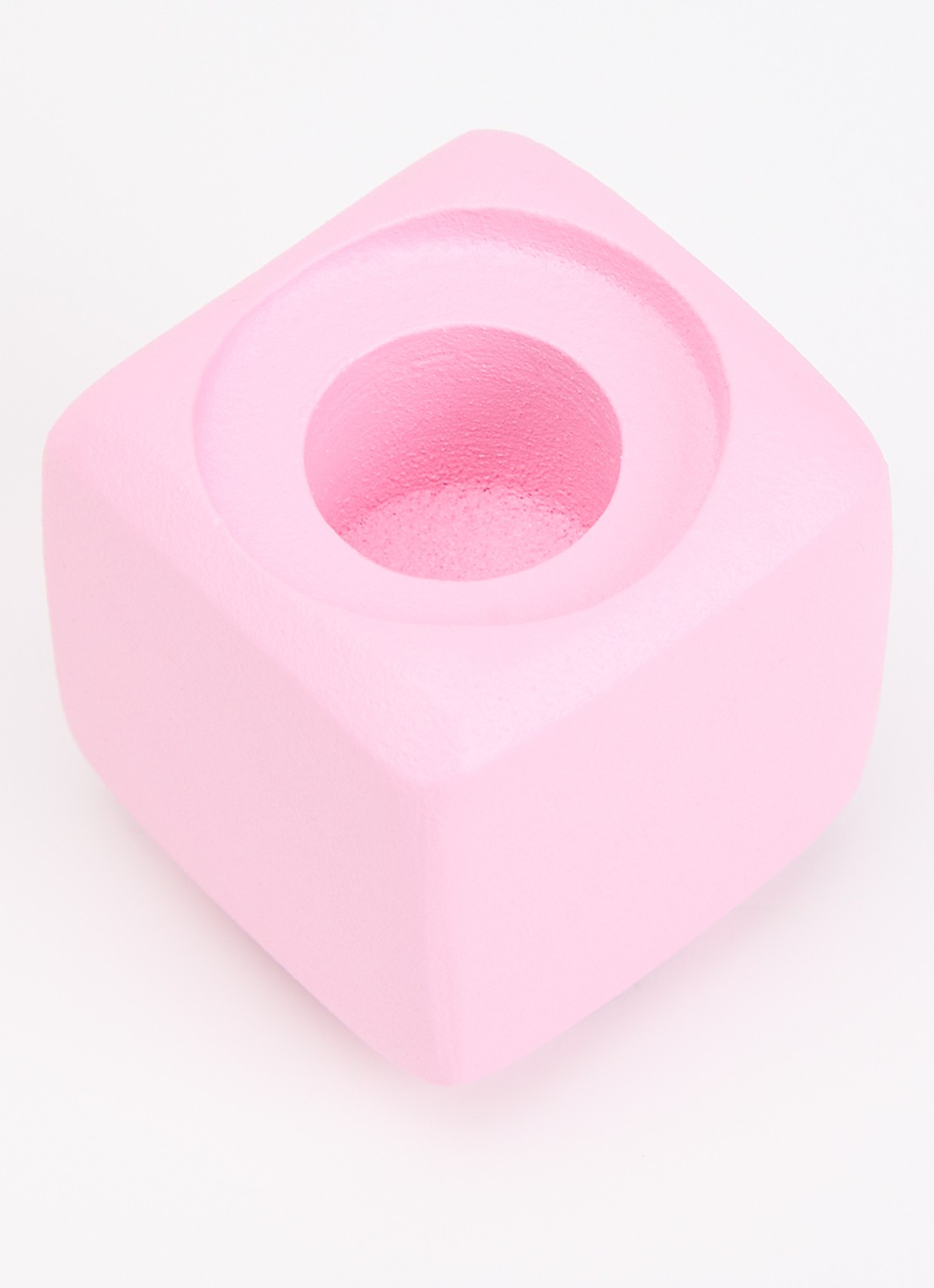 &Klevering Chunk kaarshouder 5 cm - voorkant 2 roze