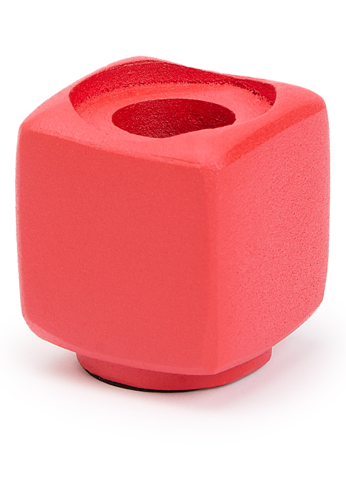 &Klevering Chunk kaarshouder 5 cm - voorkant rood