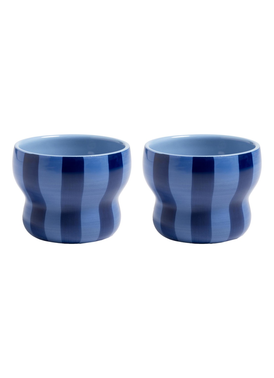&klevering Circus koffie mok set van 2  - voorkant blauw