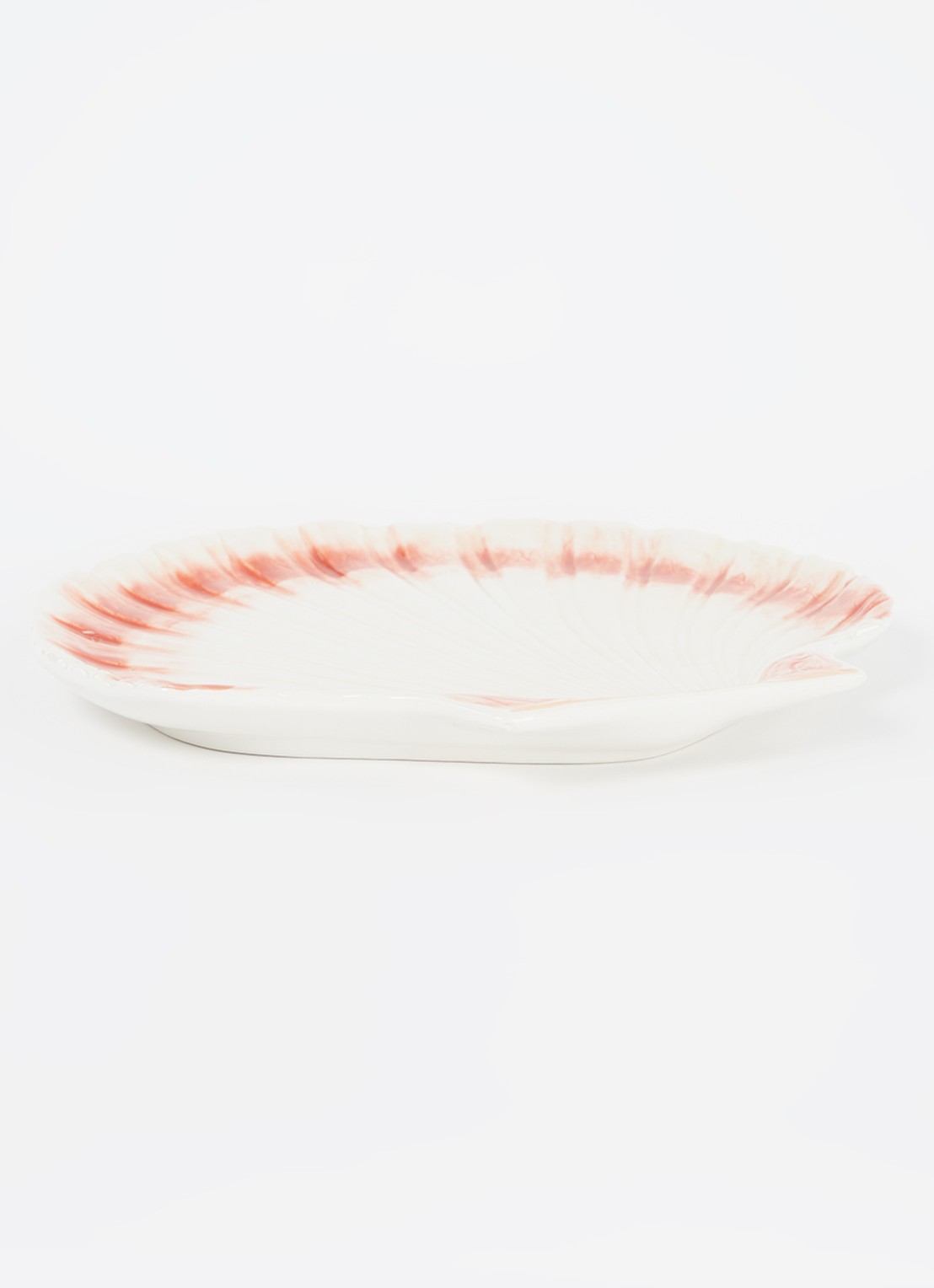 &Klevering Cockle serveerschaal 23 cm - voorkant 2 gebroken wit