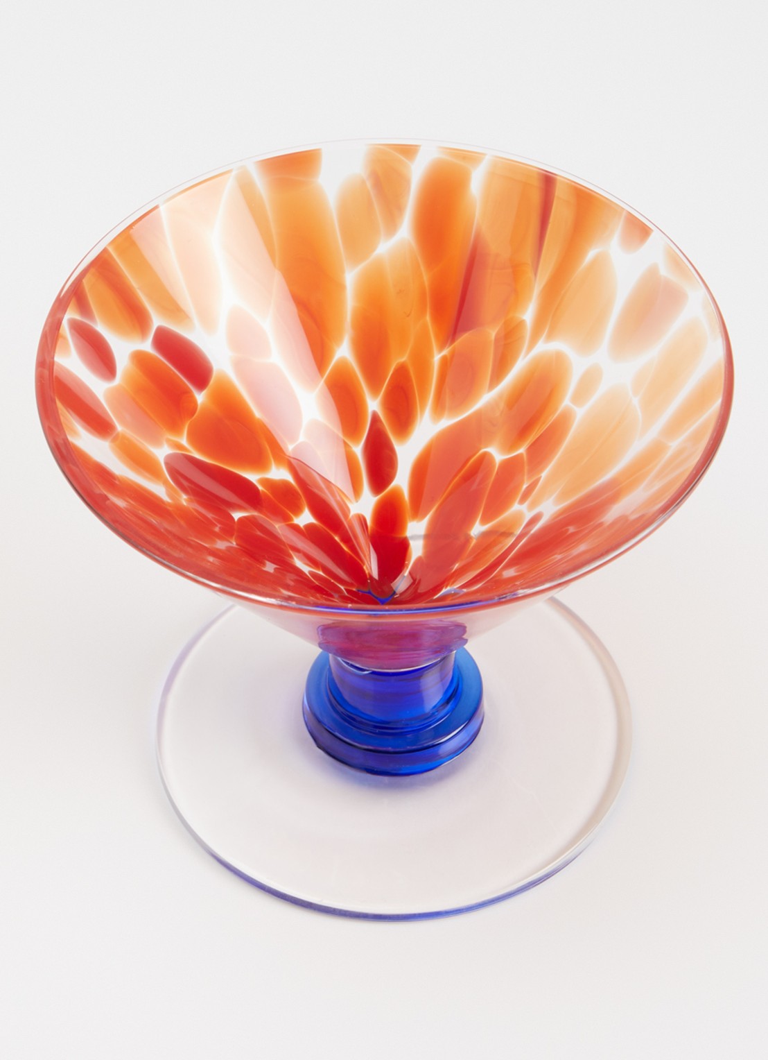 &Klevering Coupe Rialto cocktailglas 15 cl set van 2 - voorkant 2 oranje