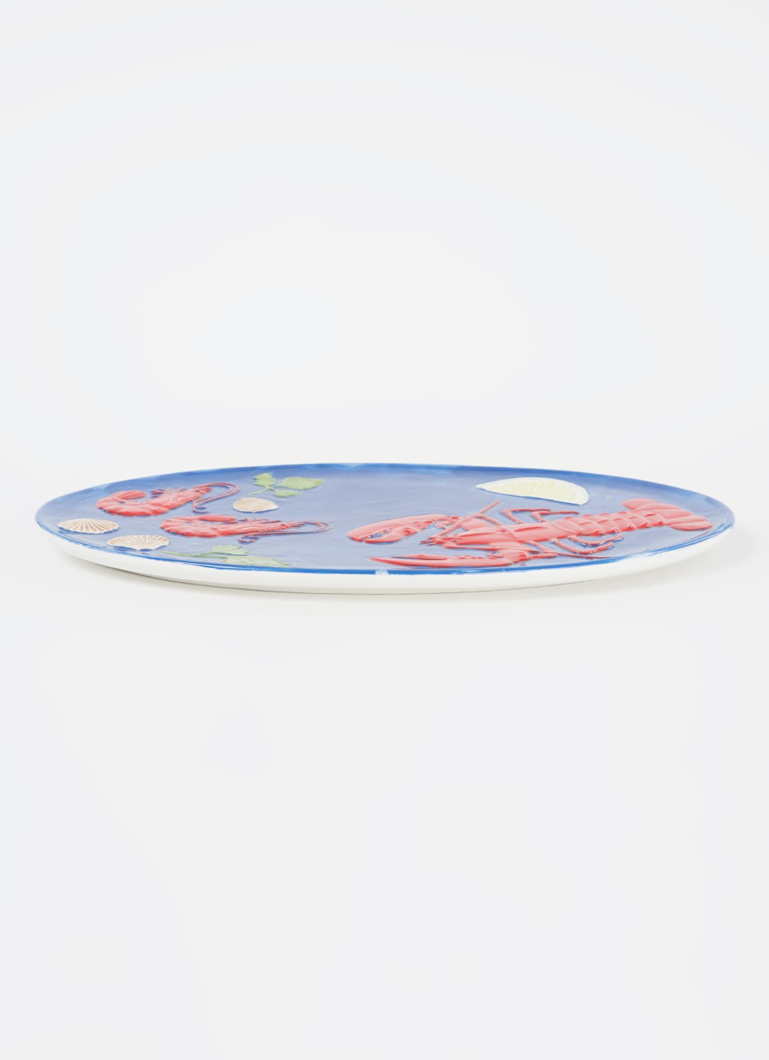 &Klevering De La Mer Lobster serveerschaal 33 cm - voorkant 3 multicolor