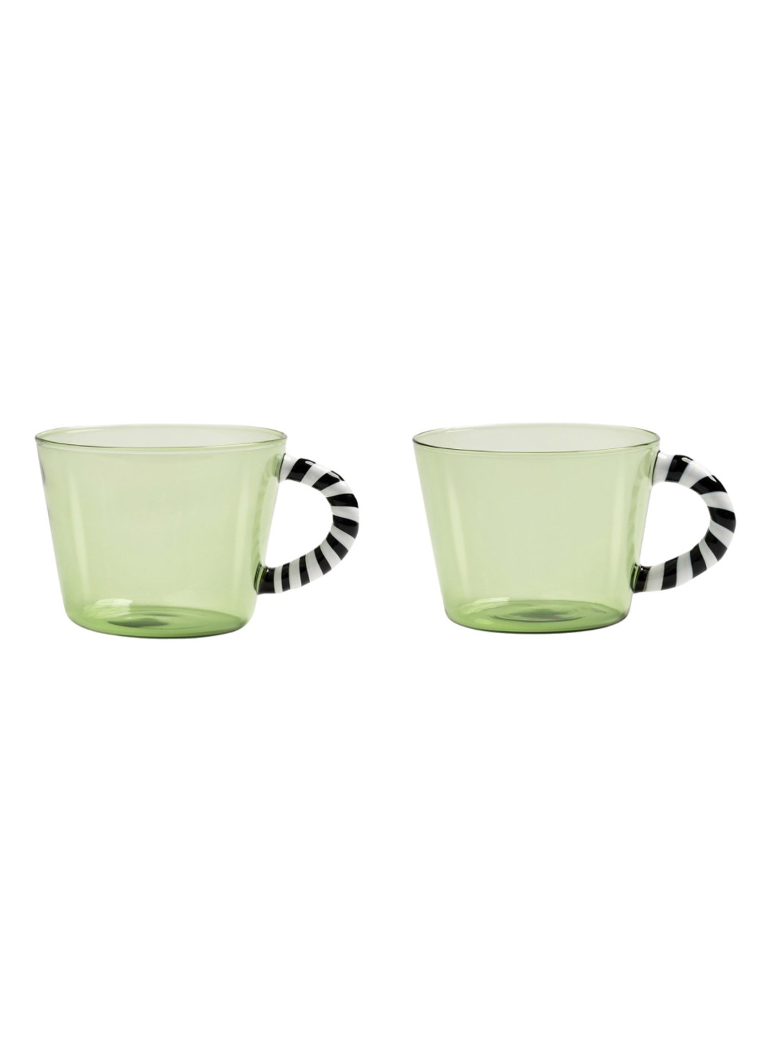 &klevering Duet glazen set van 2 - voorkant groen