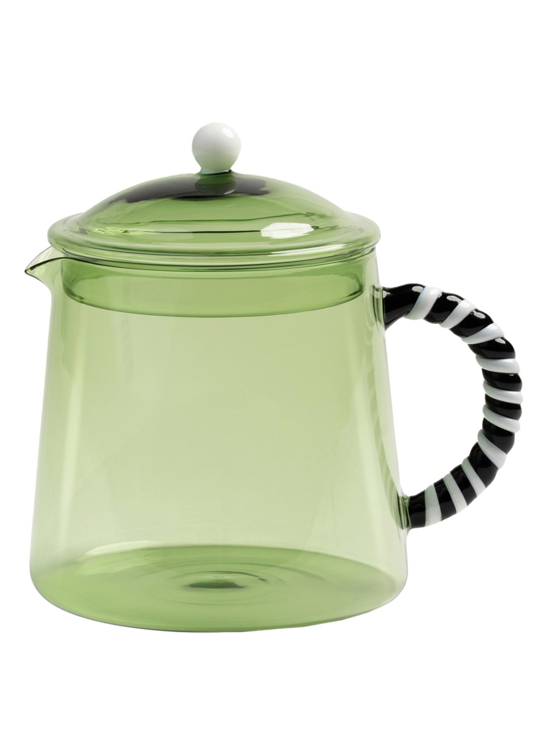 &klevering Duet theepot 1 liter - voorkant groen