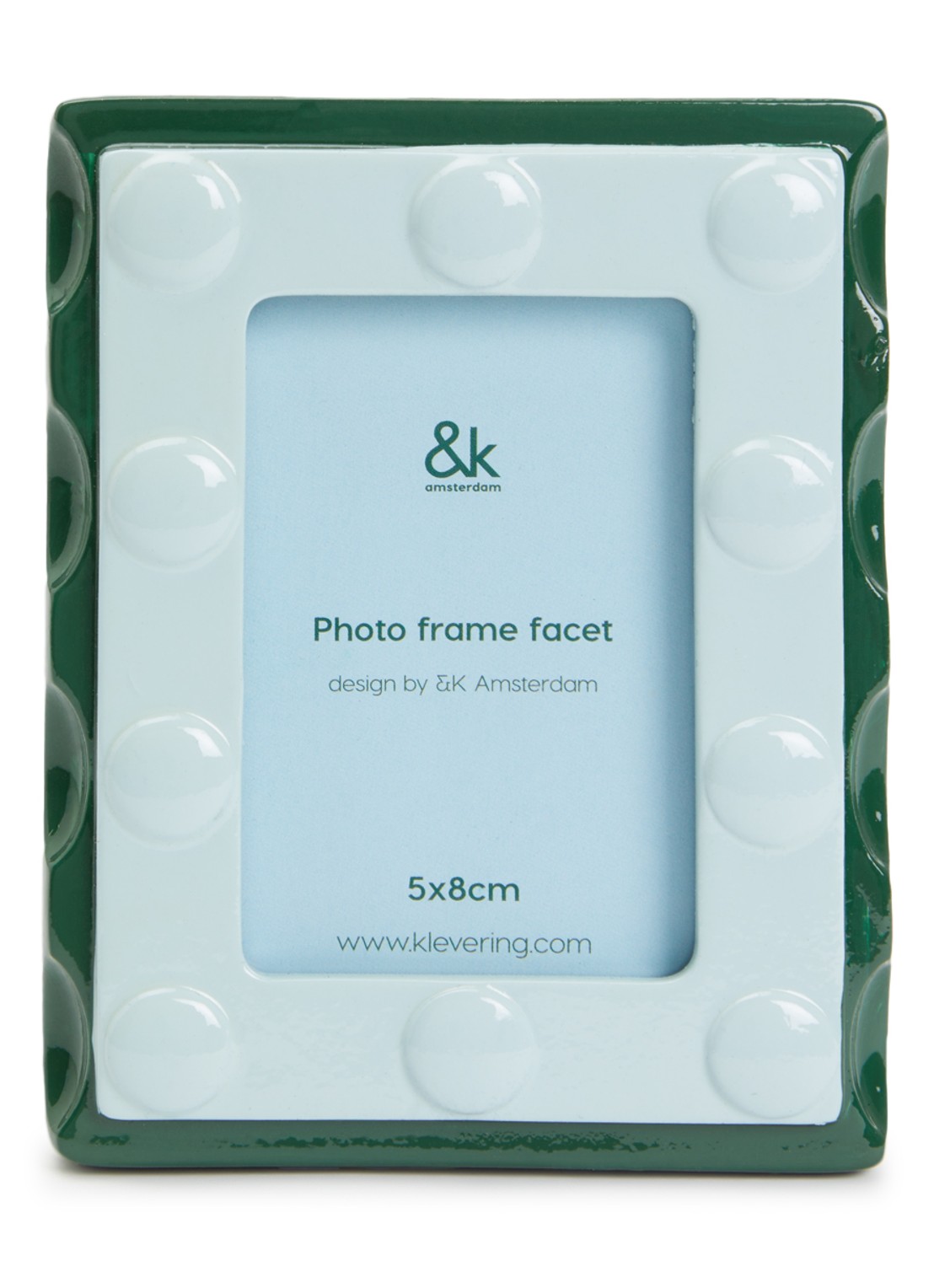 &Klevering Facet fotolijst  - voorkant lichtblauw