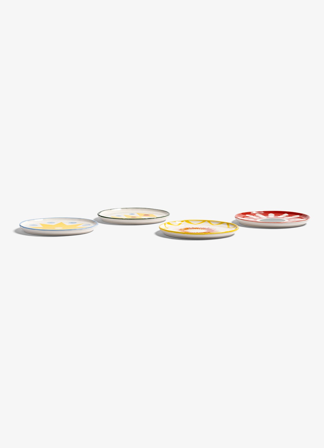 &Klevering Festivo borden set van 4  - detail 3 multicolor