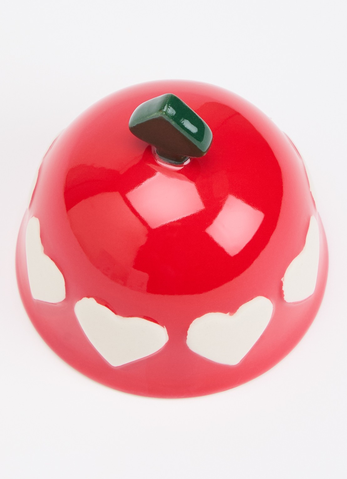 &Klevering Hearts botervloot 10 x 8 cm - voorkant 2 rood