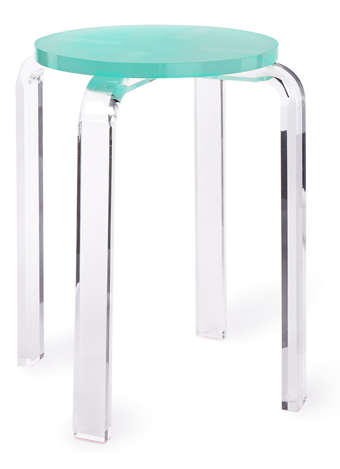 &Klevering Kruk 35 cm - voorkant 2 turquoise