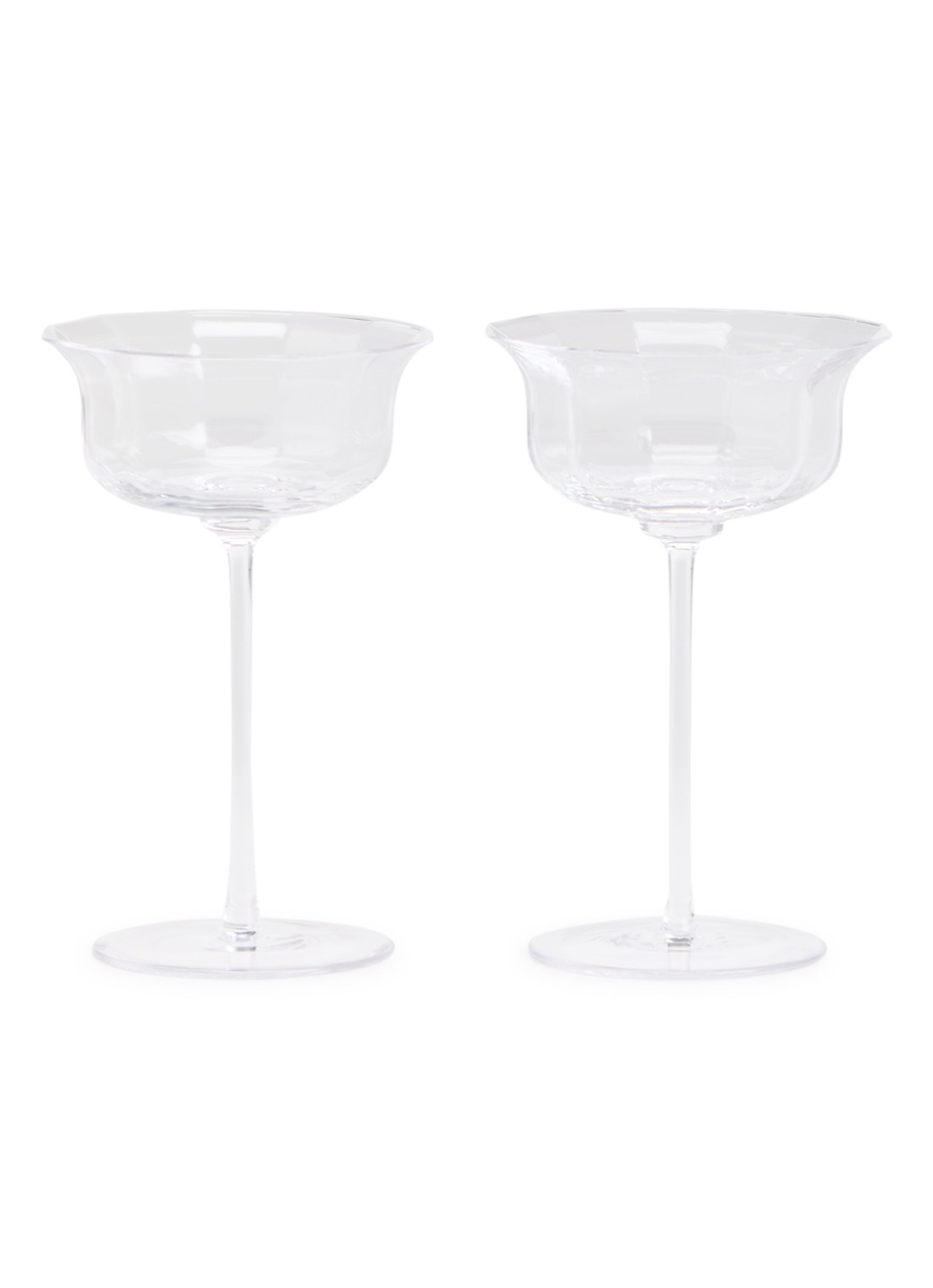&Klevering Mano coupe 20 cl set van 2 - voorkant transparant