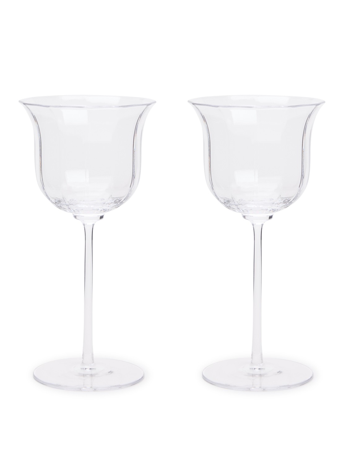 &Klevering Mano wijnglas 20 cl set van 2 - voorkant 2 transparant
