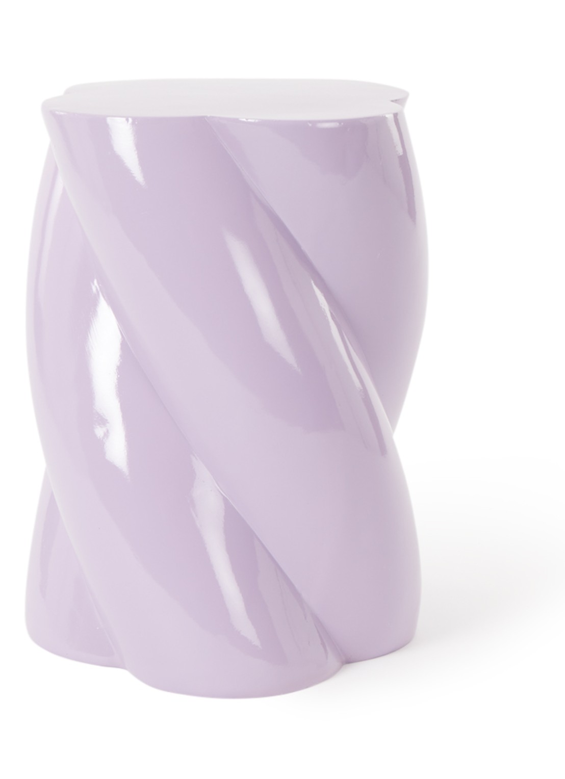 &Klevering Marshmallow bijzettafel 40 cm - voorkant lila