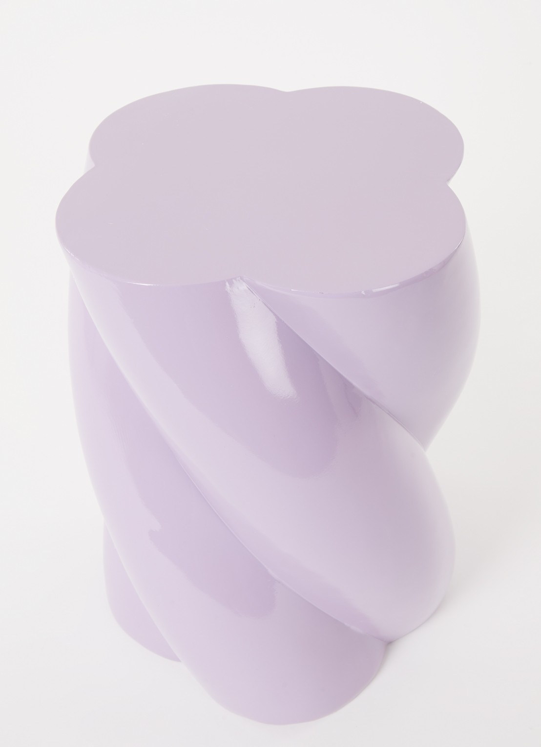 &Klevering Marshmallow bijzettafel 40 cm - voorkant 2 lila