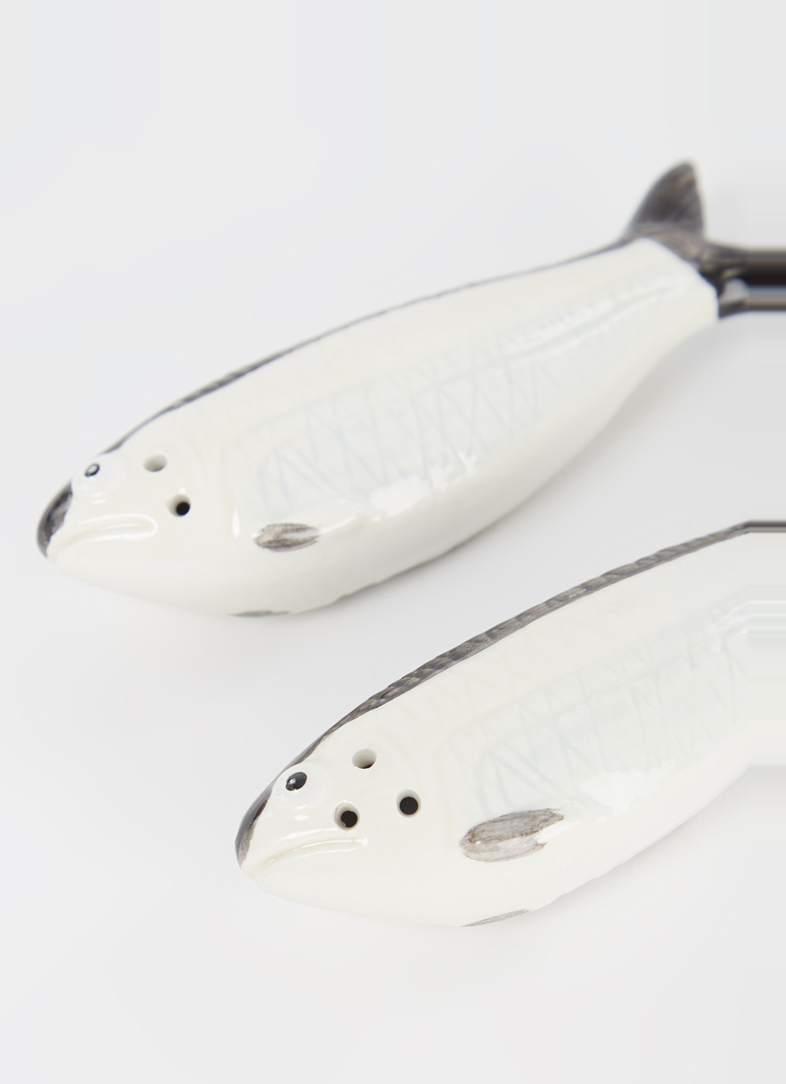 &Klevering Sardine zout- en peperstel 10,5 cm - voorkant 2 gebroken wit