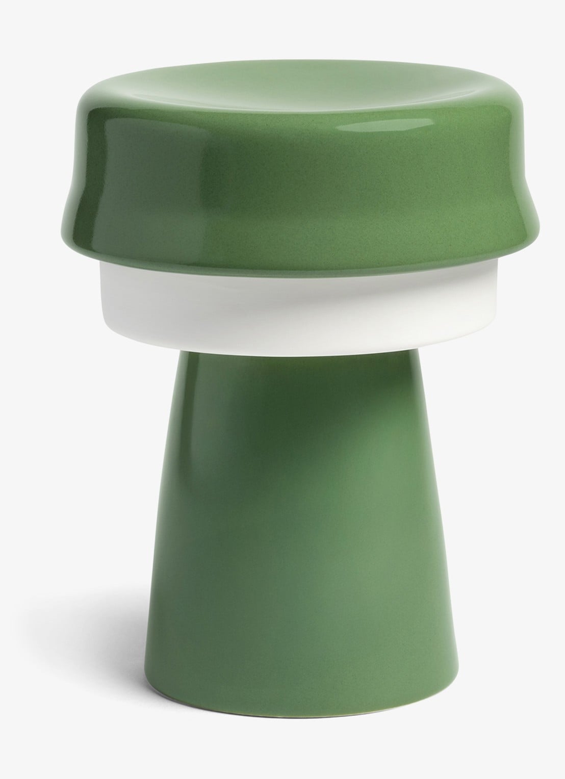 &Klevering Tafellamp met hoed 20 cm  - voorkant groen