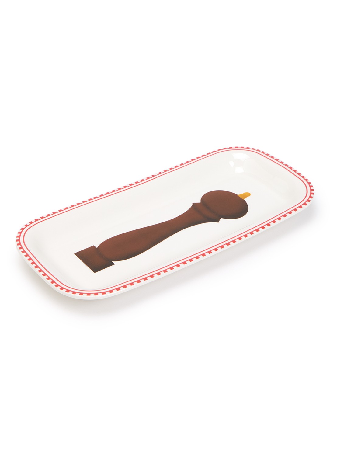 &Klevering Taverna Pepper serveerschaal  30 x 14.5 cm - voorkant multicolor