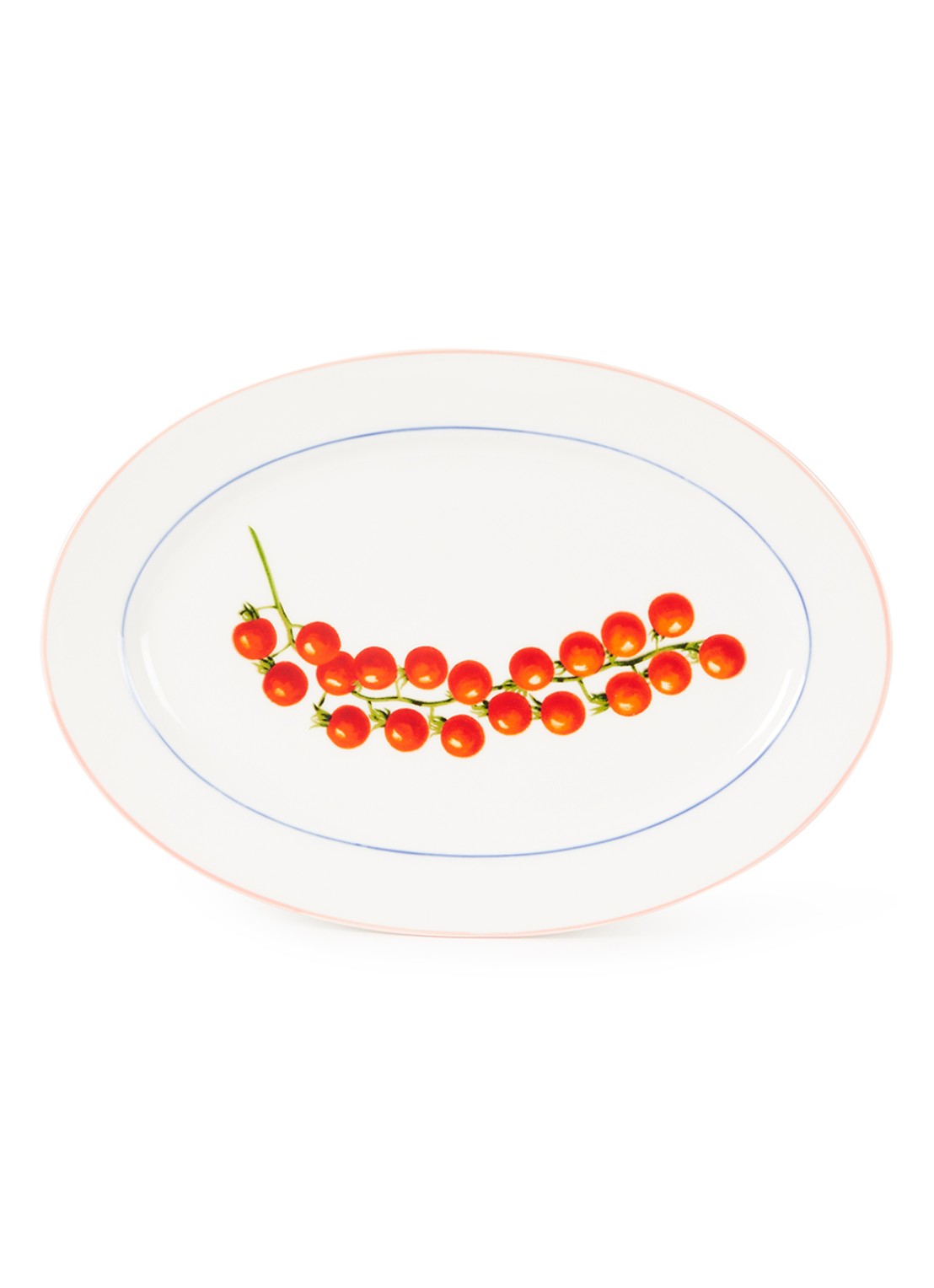 &Klevering Tomato serveerschaal 30 cm - voorkant 3 wit