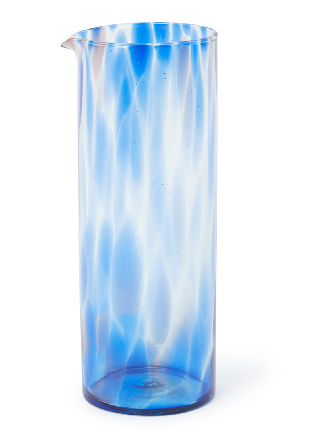 &Klevering Tortoise karaf 0,8 liter - voorkant royalblauw