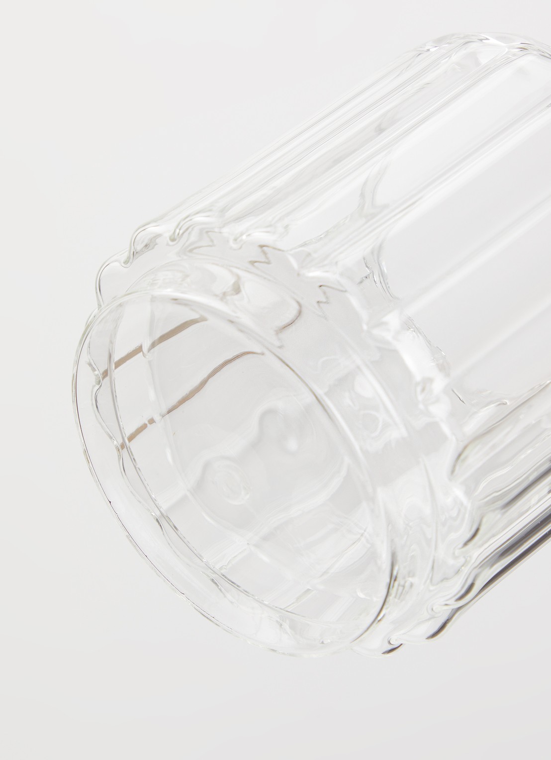 &Klevering Tube dubbelwandig glas 20 cl set van 2 - voorkant 2 transparant
