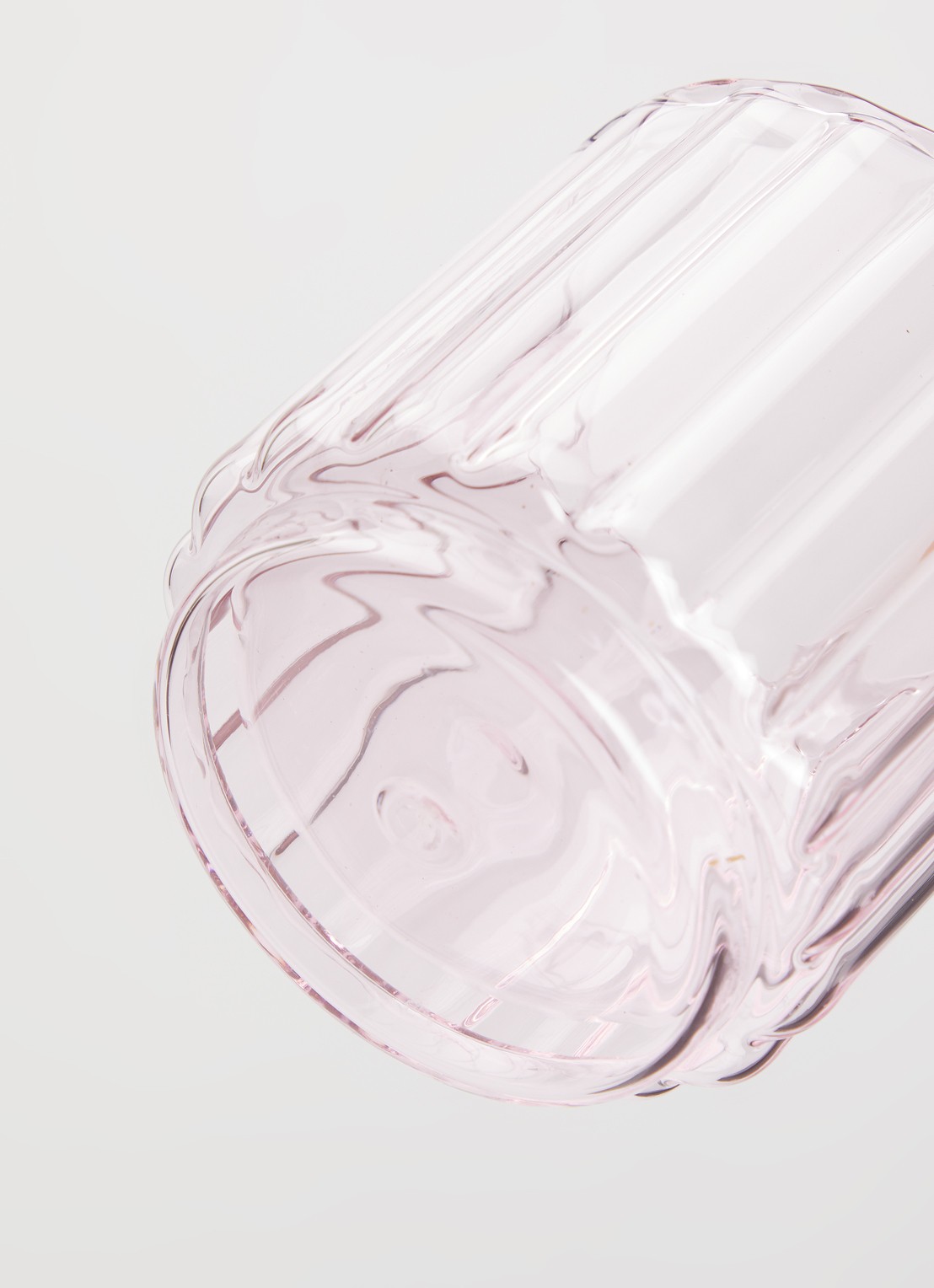 &Klevering Tube dubbelwandig glas 20 cl set van 2 - voorkant 2 roze