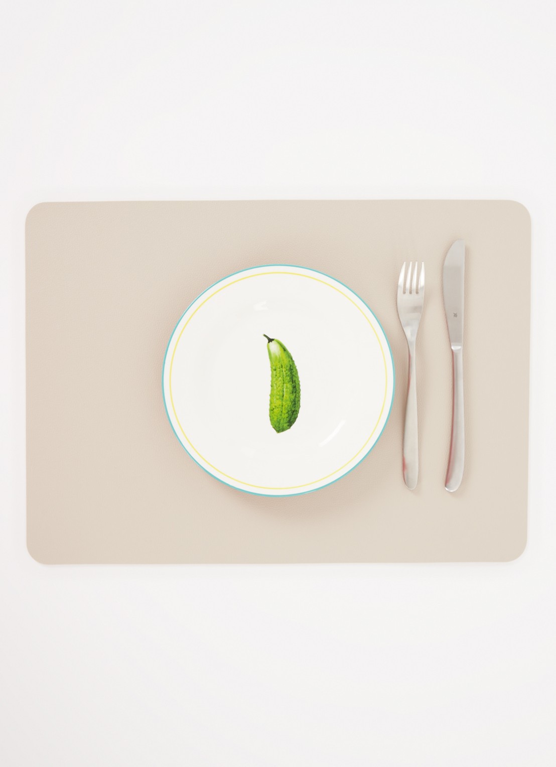 &Klevering Vegetable ontbijtbord 21 cm set van 4 - detail 2 gebroken wit