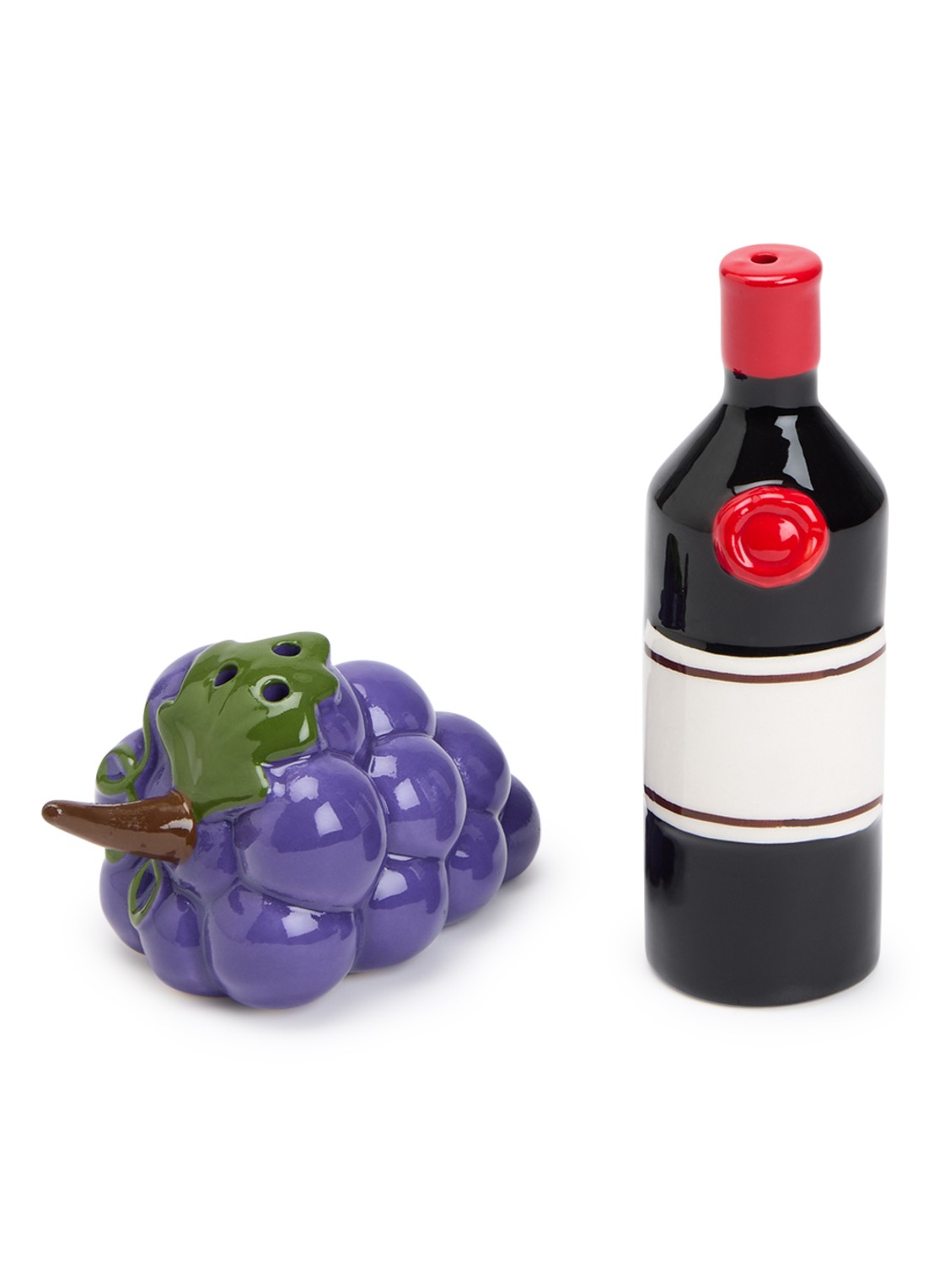 &Klevering Wine peper- en zoutmolen 2-delig - voorkant multicolor