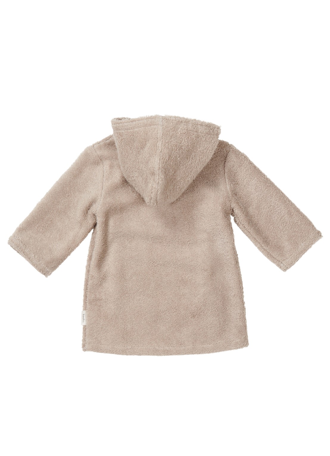 Koeka Dijon Daily badjas met capuchon - detail 4 beige