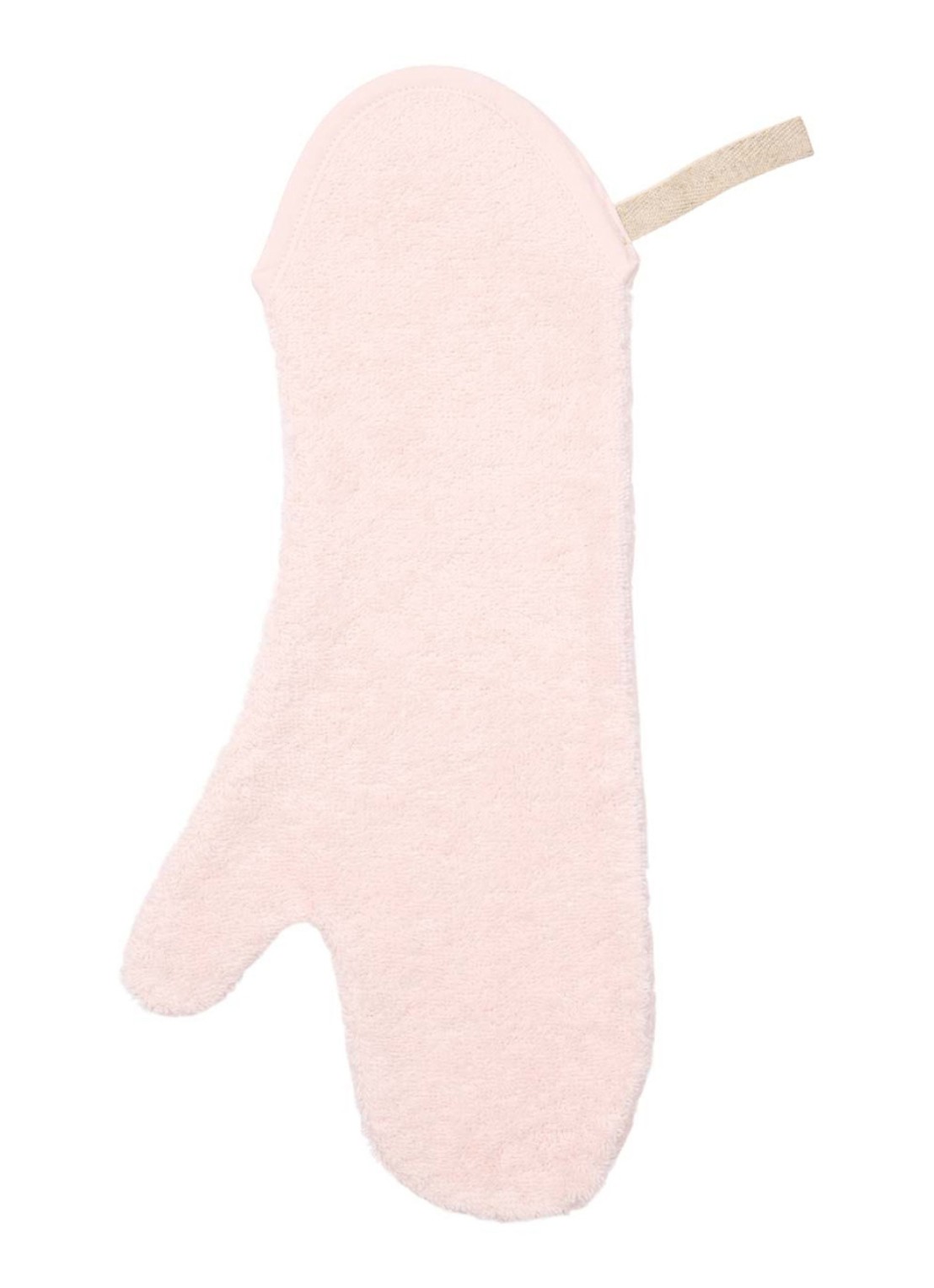 Koeka Dijon Daily Douche washand 42 x 18 cm - detail roze