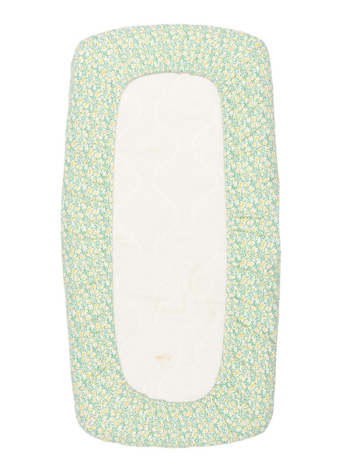 Koeka Meadow wieglaken 20 x 80 cm  - detail wit