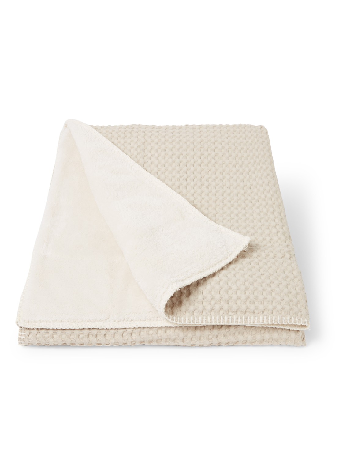 Koeka Oslo wiegdeken 75 x 100 cm - voorkant beige