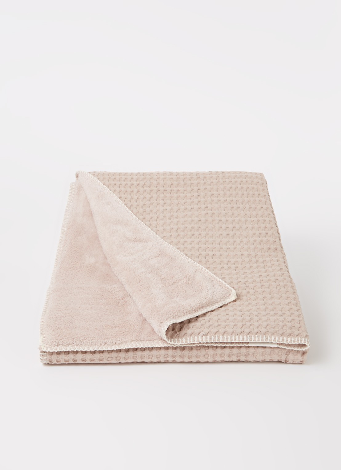 Koeka Oslo wiegdeken 75 x 100 cm - voorkant 3 oudroze