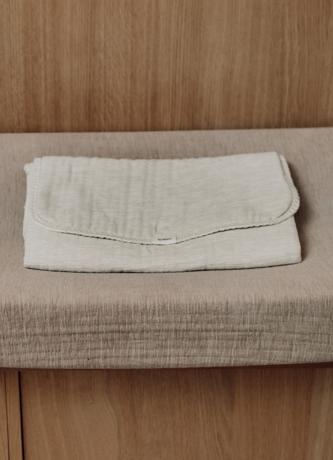 Koeka Rivoli verschoningsmat - detail 4 creme