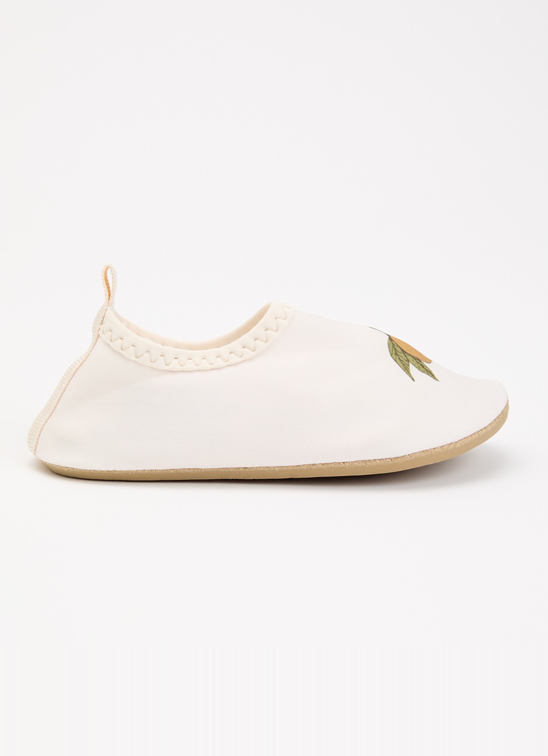 Konges Sløjd Aster waterschoenen met print - voorkant creme