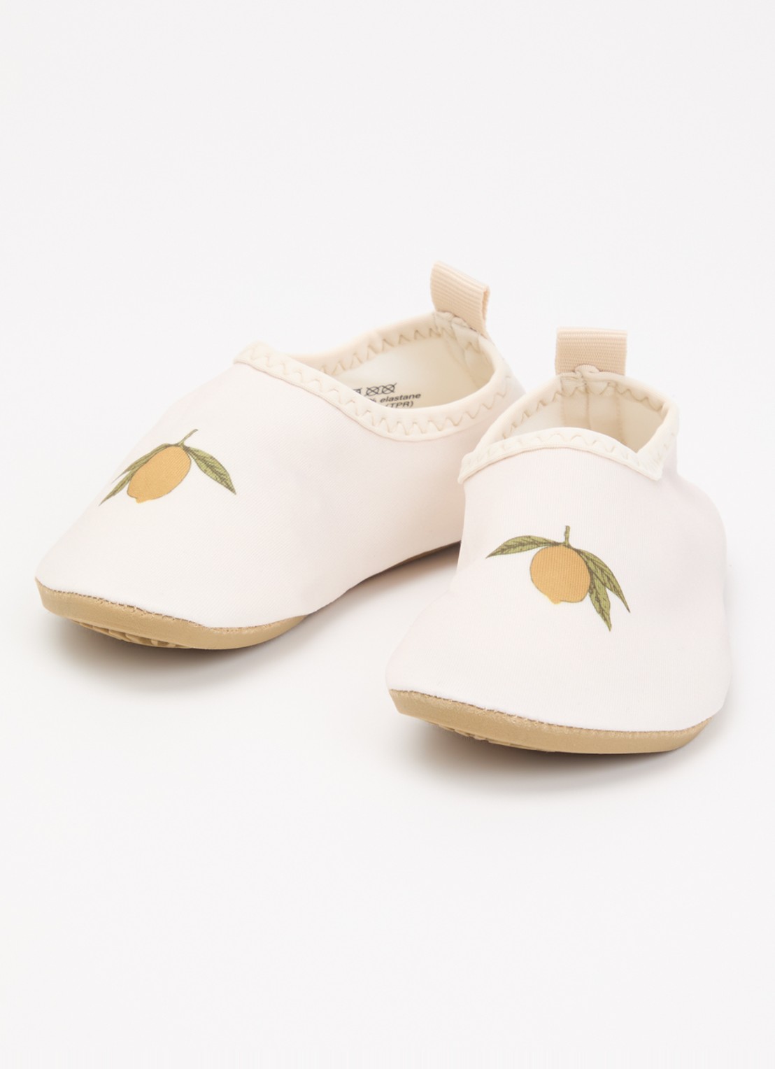 Konges Sløjd Aster waterschoenen met print - voorkant 2 creme