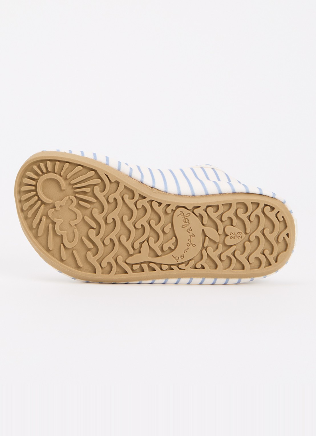 Konges Sløjd Aster waterschoenen met print - detail 2 blauw