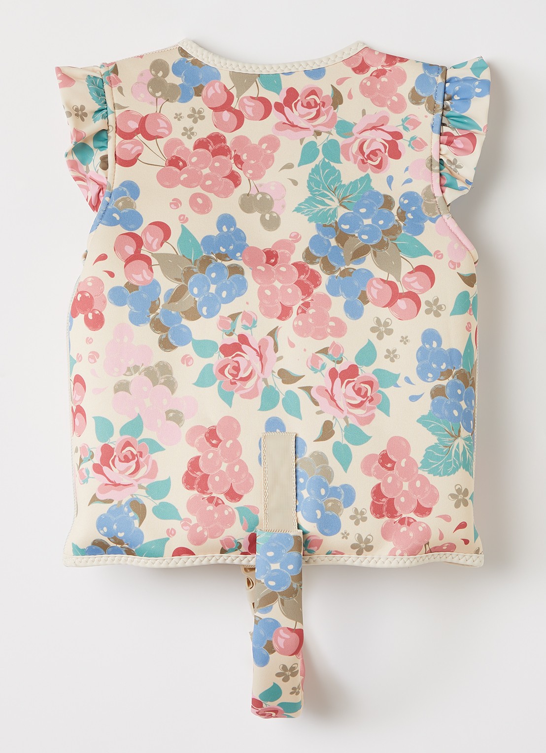 Konges Sløjd Avery zwemvest met print - voorkant 2 beige