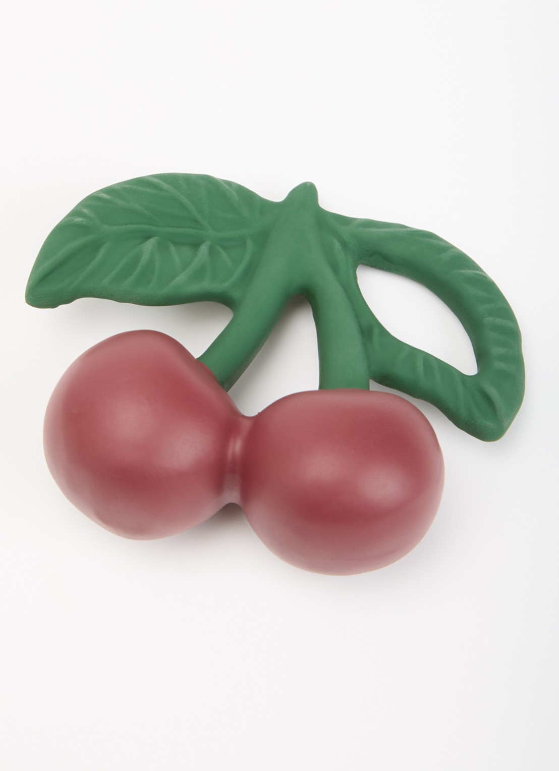 Konges Sløjd Cherry bijtring 10,5 cm  - voorkant 2 rood