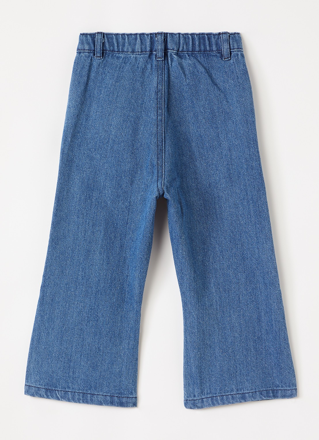 Konges Sløjd Elba flared jeans met pailletten - voorkant 2 indigo