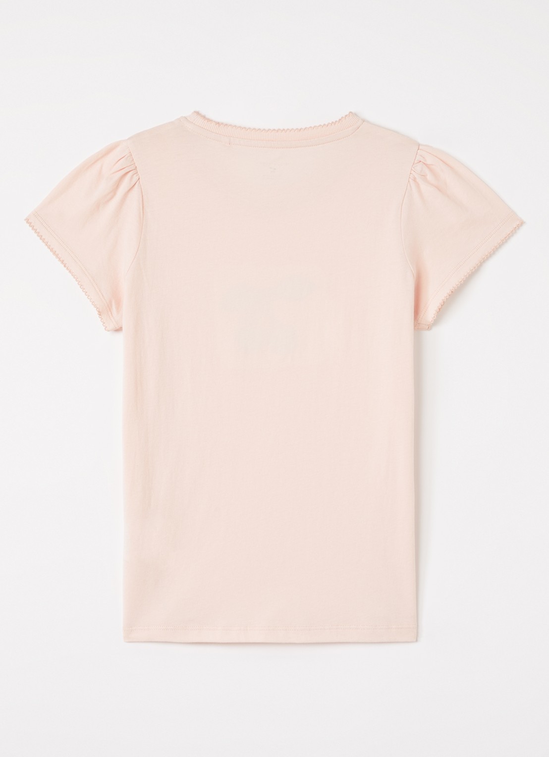 Konges Sløjd Famo T-shirt met pailletten - achterkant lichtroze