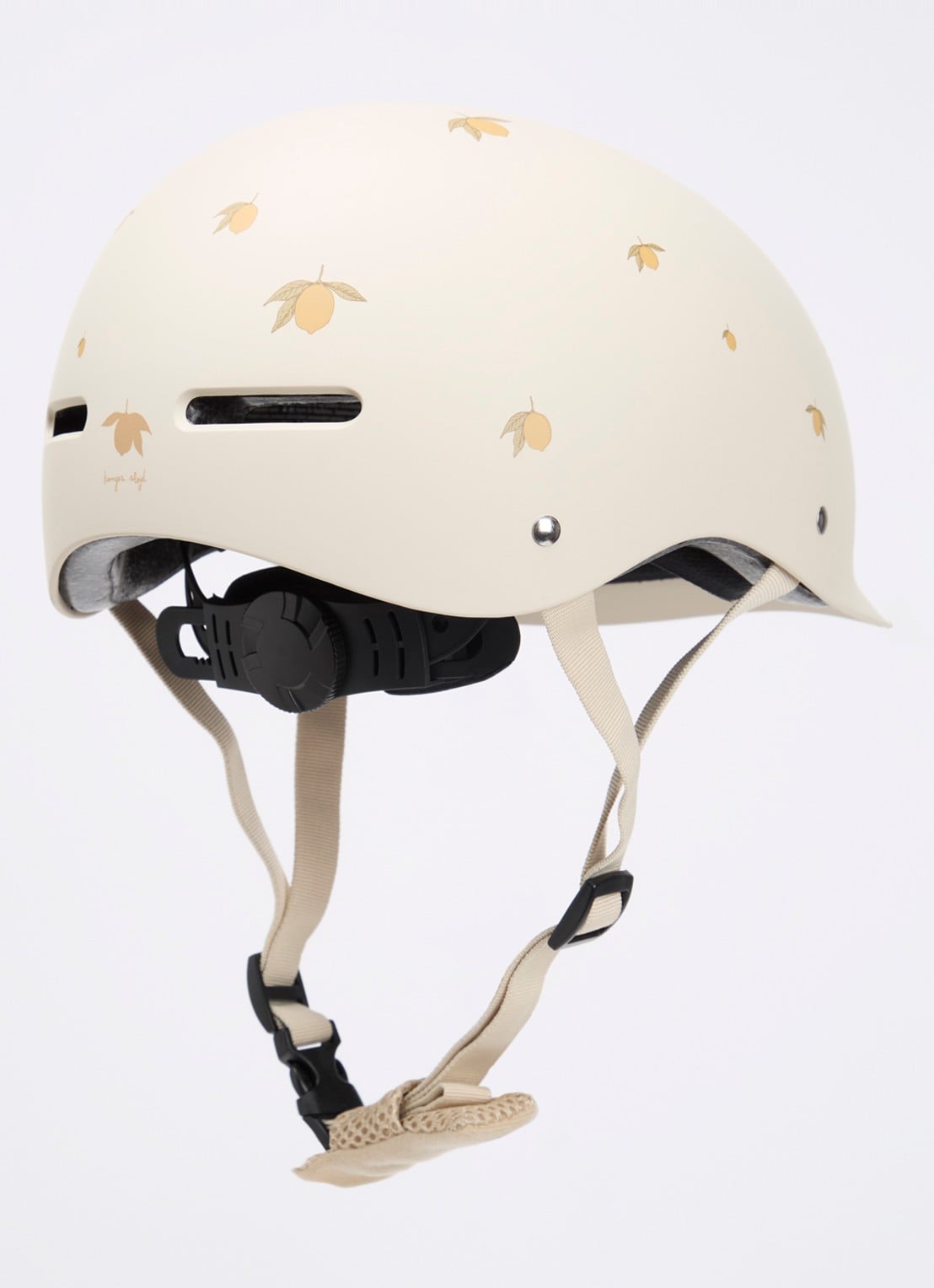 Konges Sløjd Fietshelm met print  - detail 3 beige