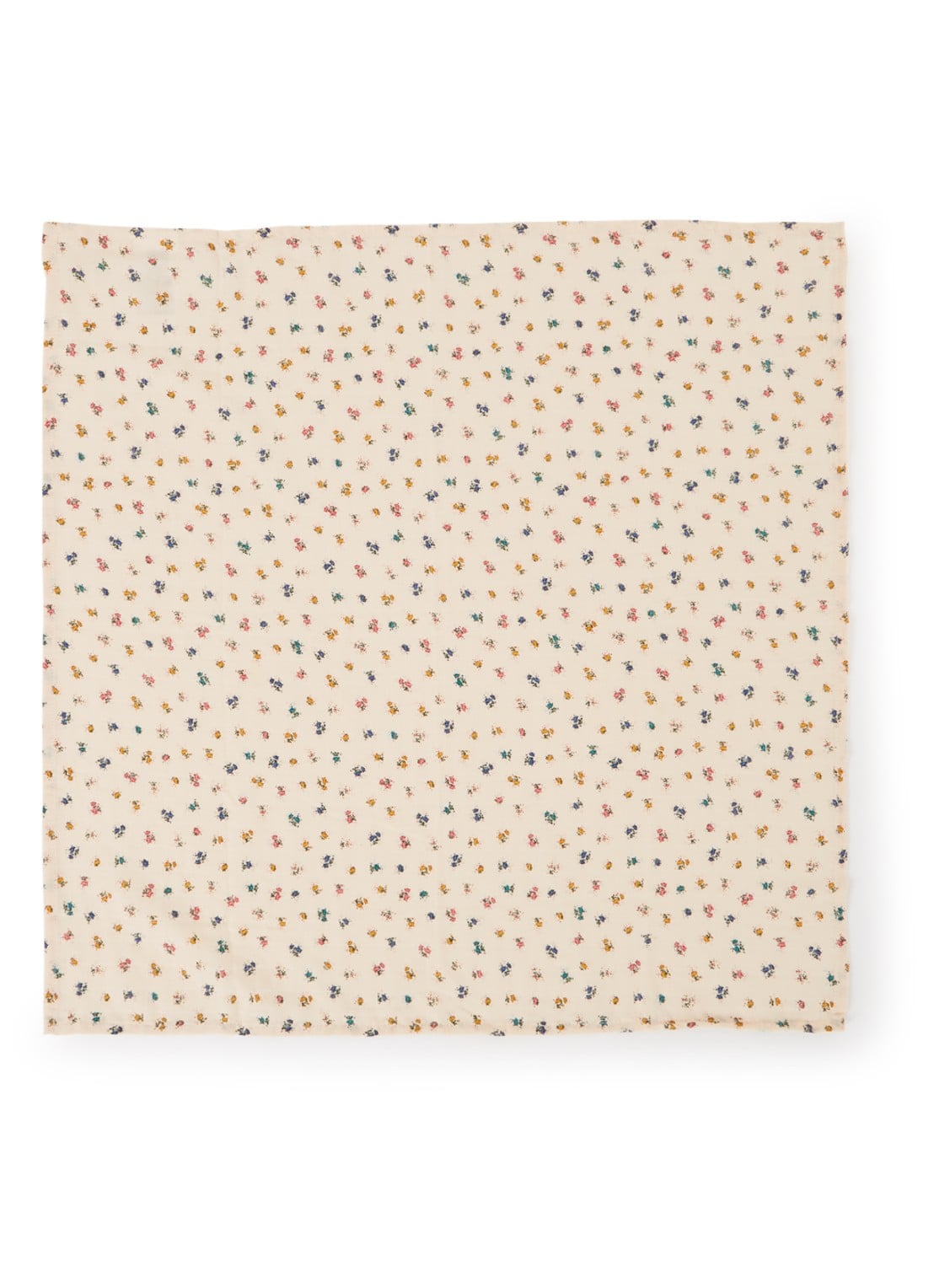 Konges Sløjd  hydrofiele doek van  katoen 65 x 65 cm set van 3 - voorkant 2 zalmroze