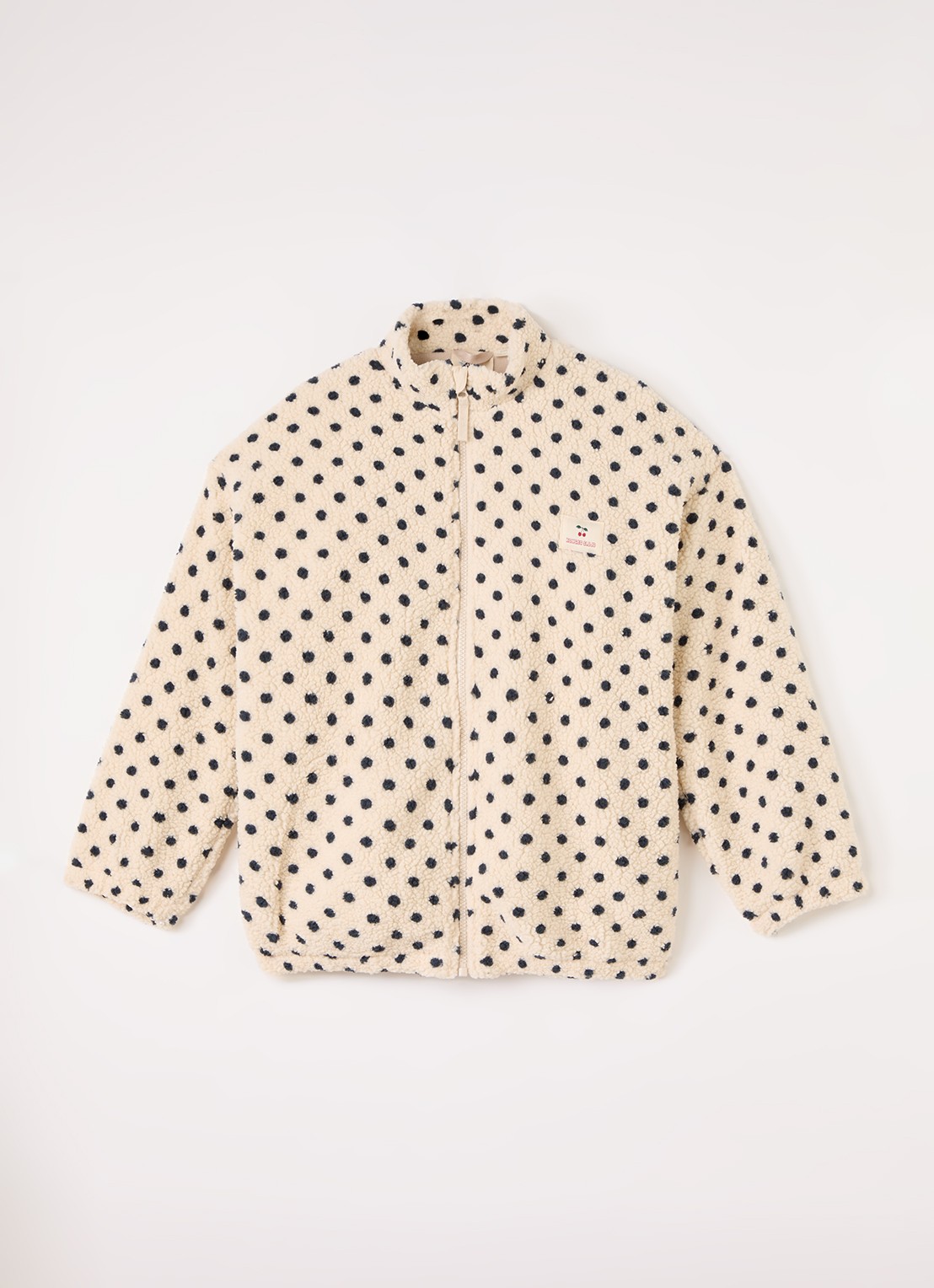 Konges Sløjd Jack van teddy met stippenprint - voorkant beige