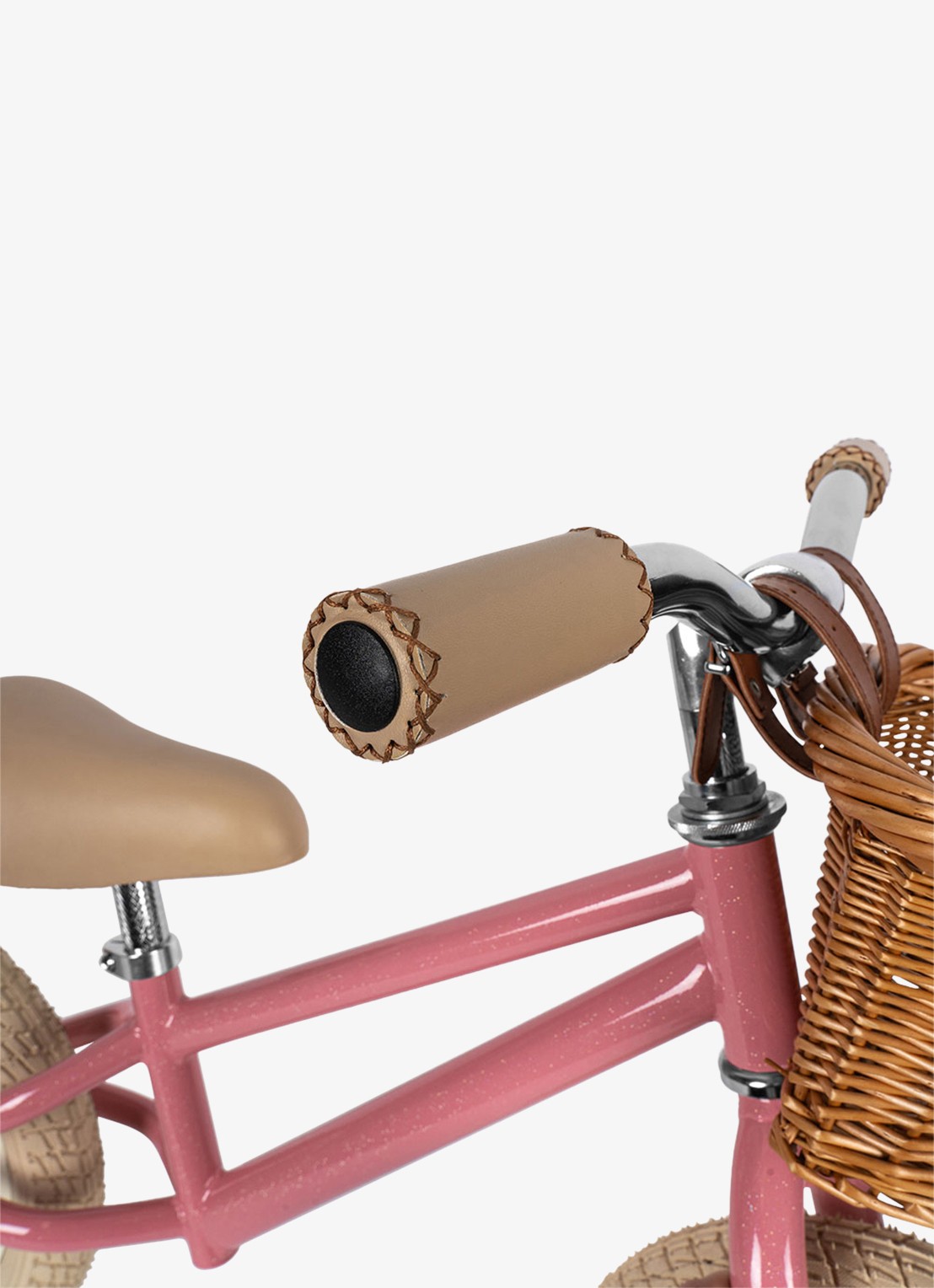 Konges Sløjd Kinderfiets met glitter - detail 4 roze