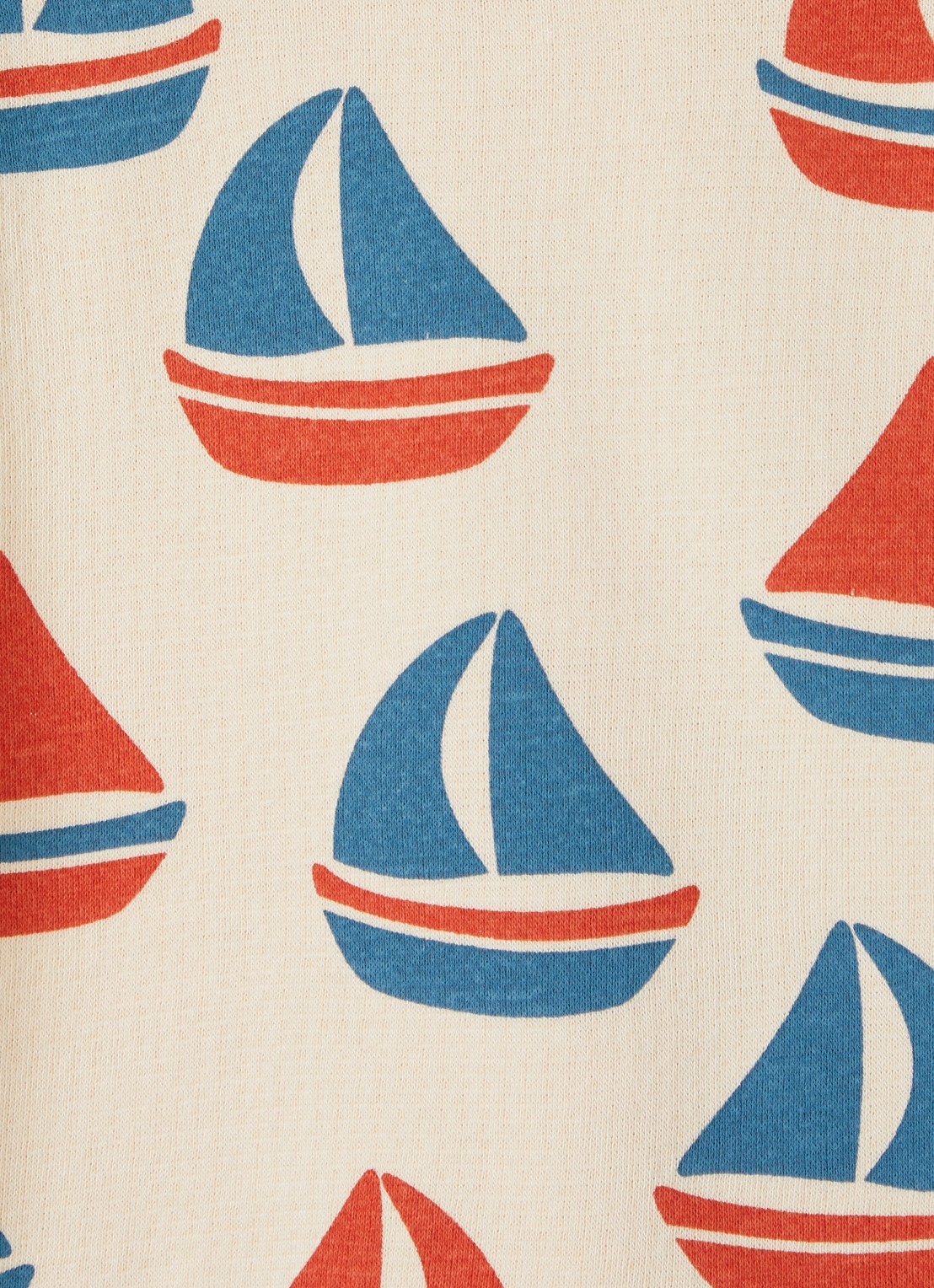Konges Sløjd Loopy Lou sweater met print - detail 4 beige
