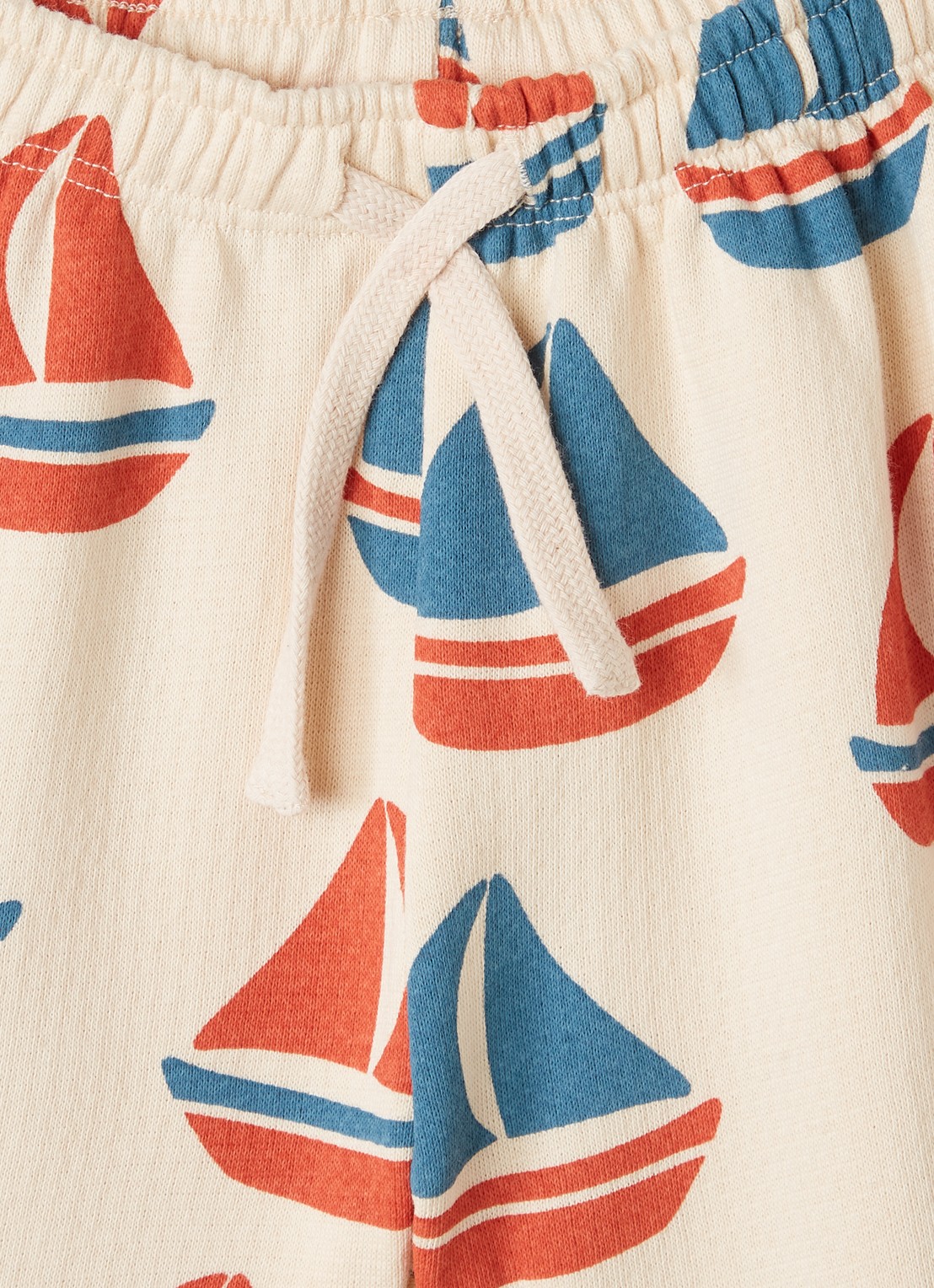 Konges Sløjd Loopy Lou tapered fit joggingbroek met print - detail 2 beige