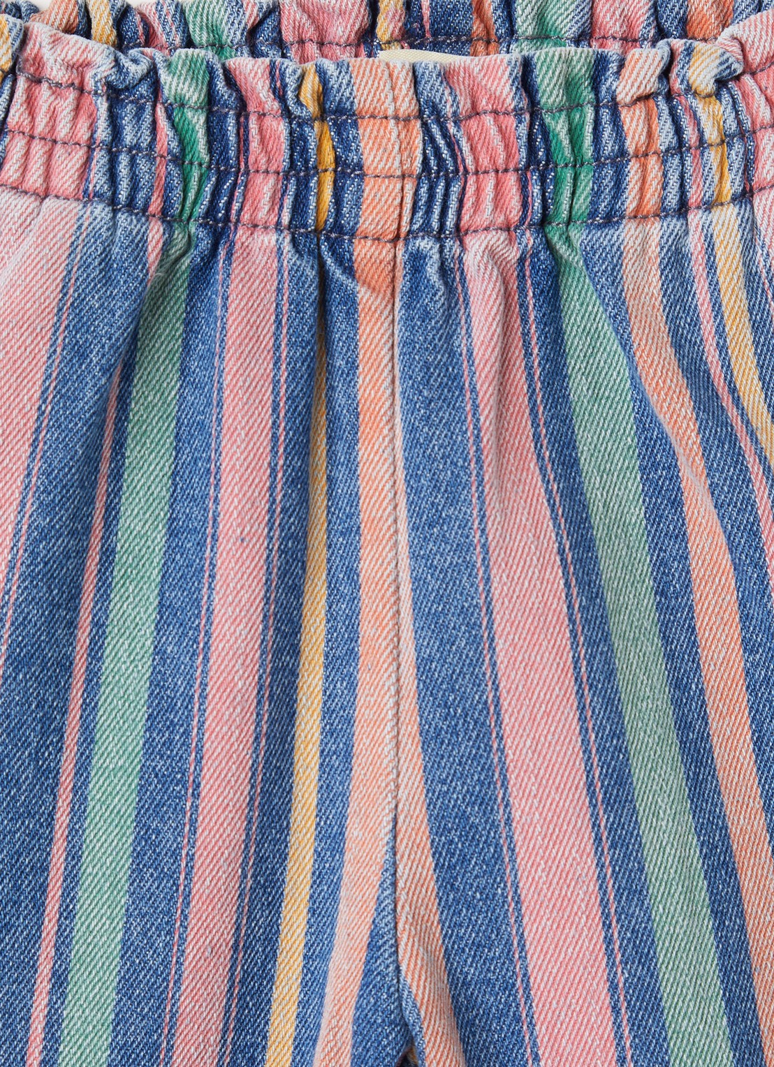 Konges Sløjd Loose fit jeans met streepprint - detail 3 roze